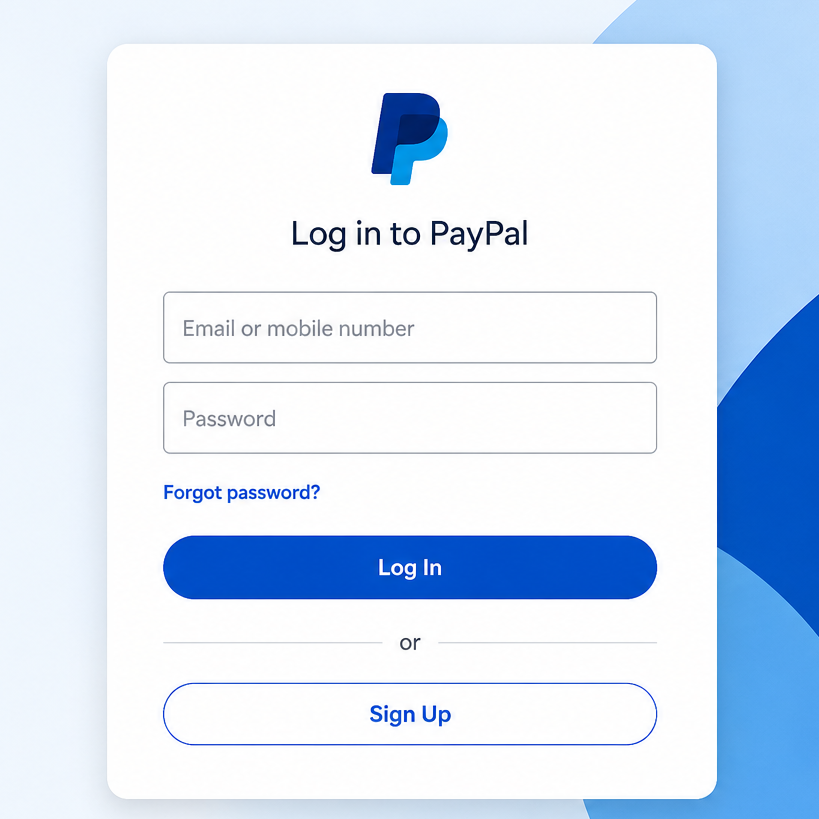 Paypal Login